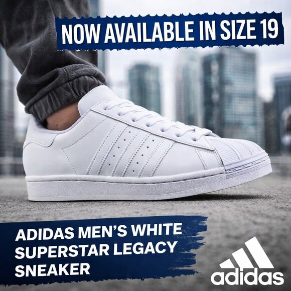 adidas | Shoes | Nwt Adidas Mens White Superstar Legacy Sneaker Size 9 |  Poshmark